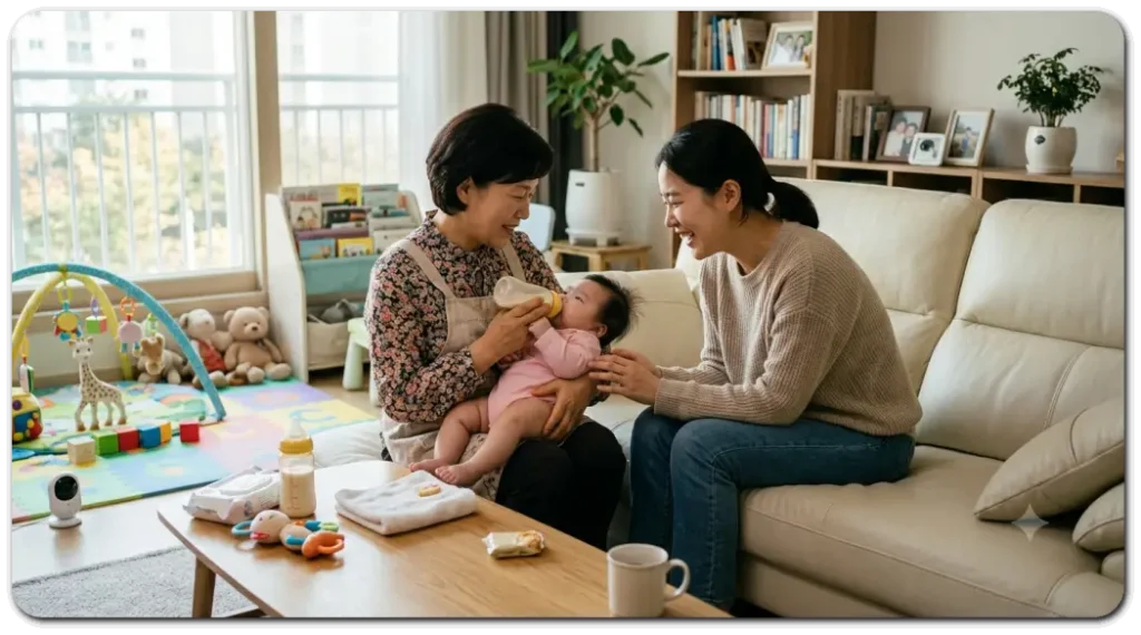 아이돌봄-서비스-통해-육아하는-가정